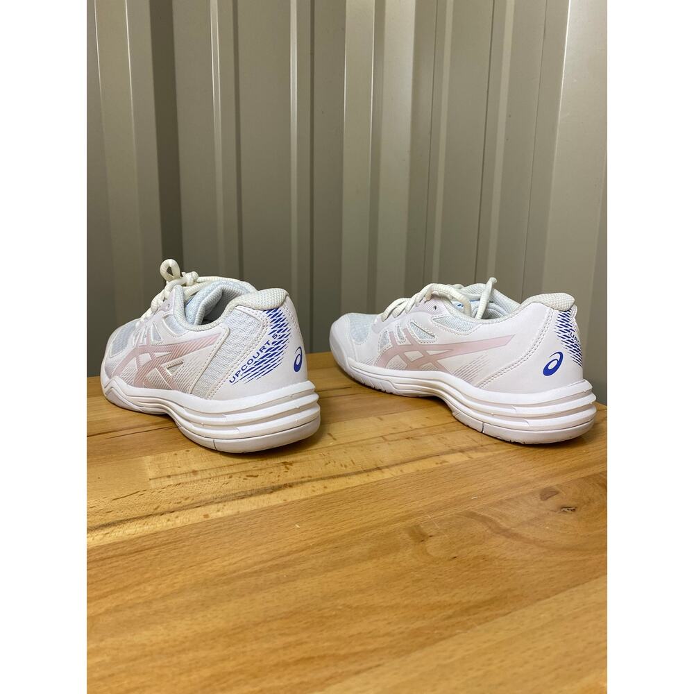 Asics Up Court 5 Women's Size 6 Pink/White/Blue - Picture 6 of 8